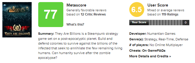 they are billions metascore